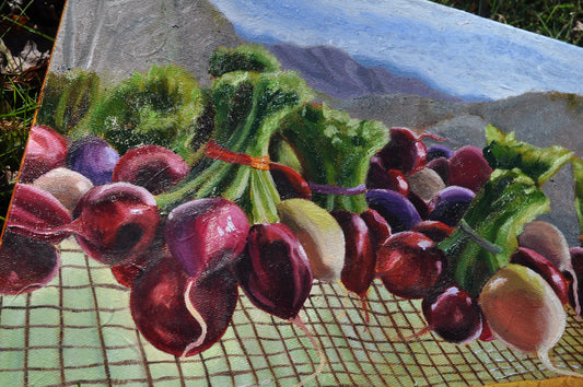 “Radical Radishes" Original Painting