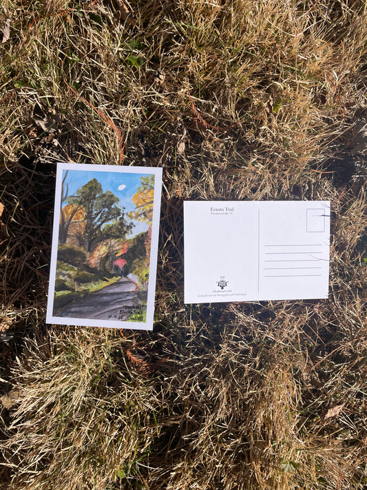 “Daymoon”: Ecusta Trail postcard