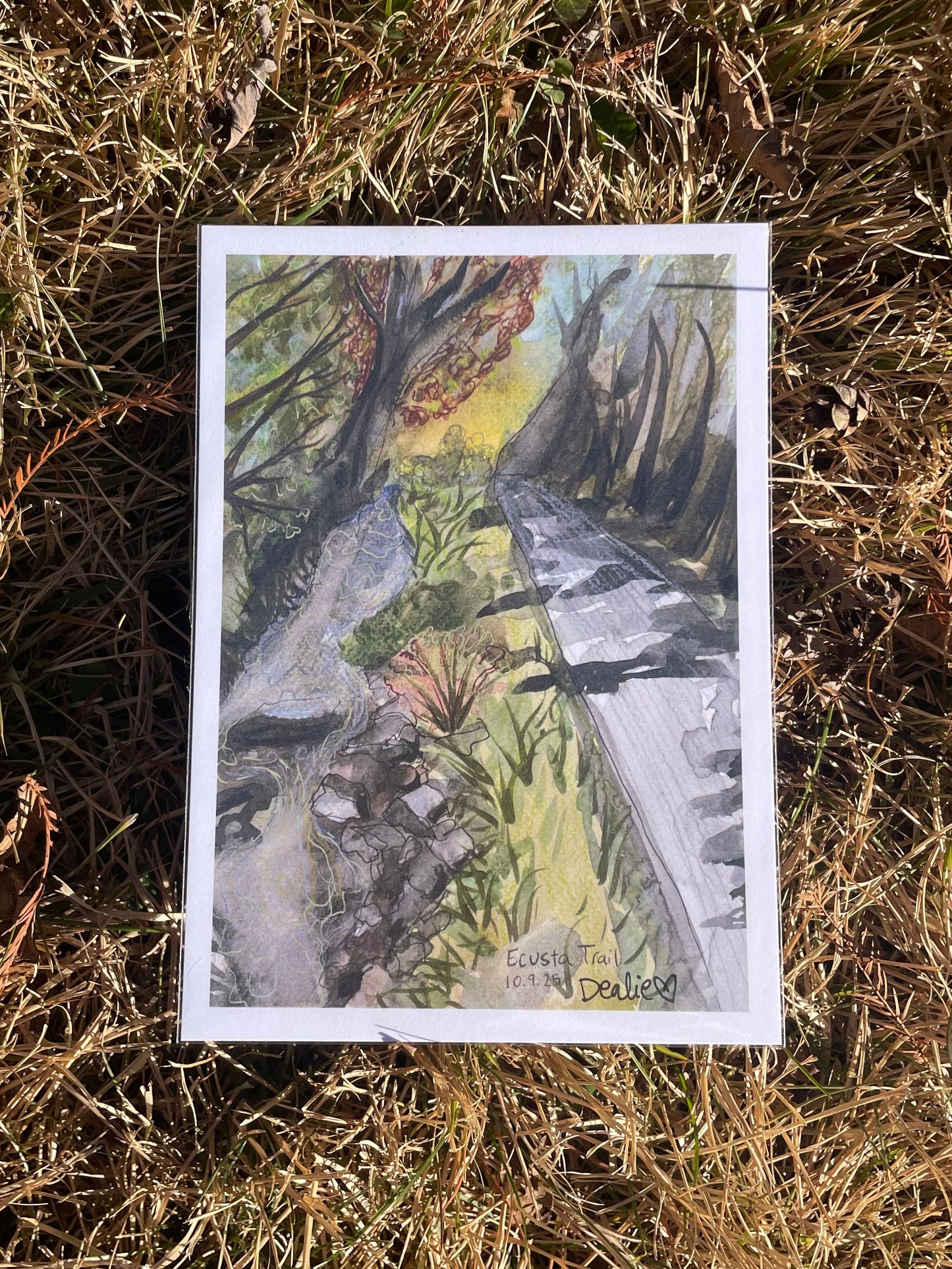 “Creekside” 5x7” print