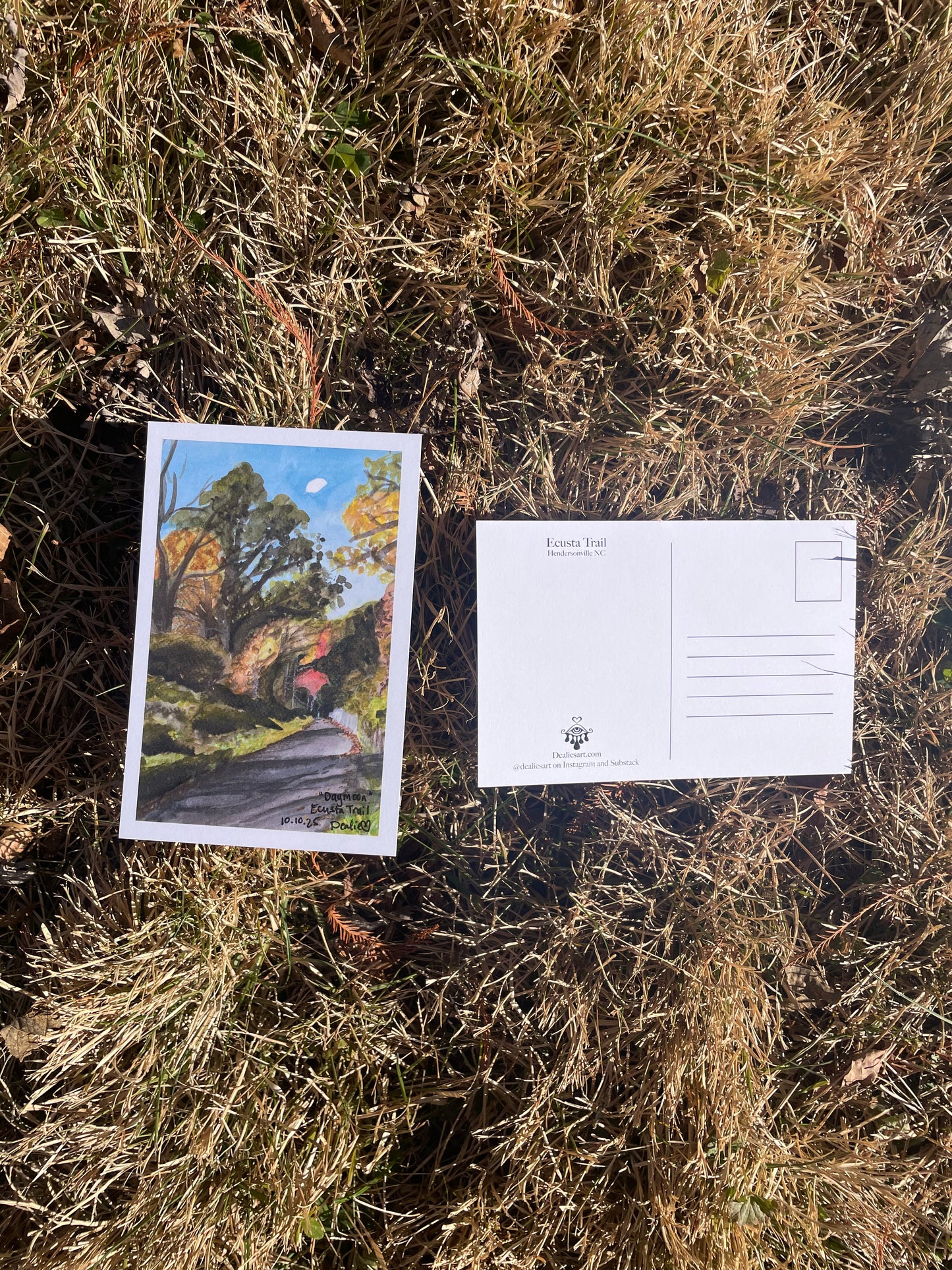 “Daymoon”: Ecusta Trail postcard