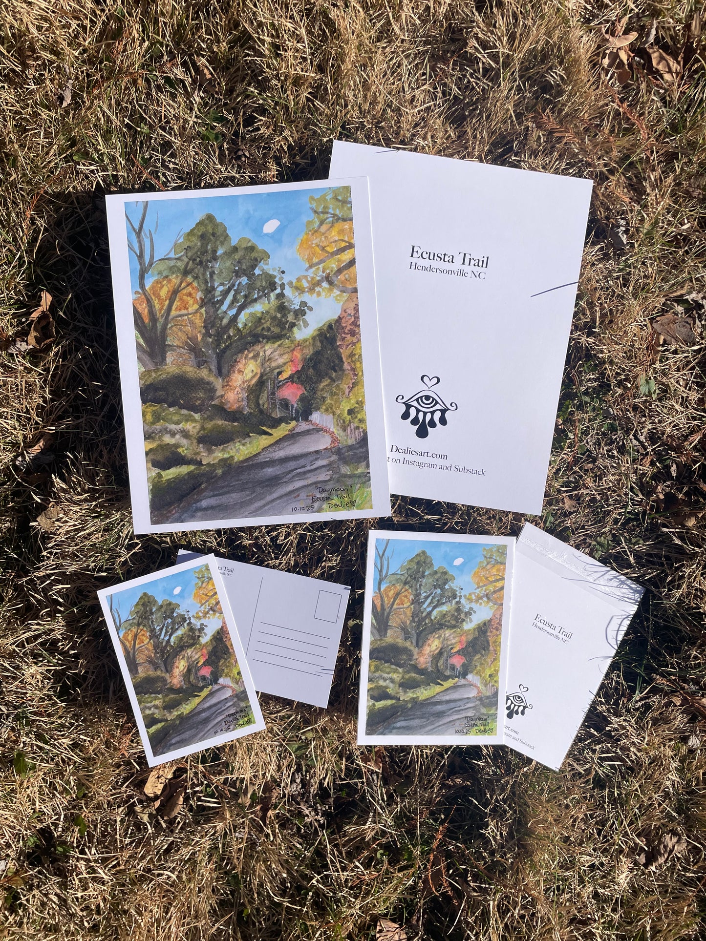 “Daymoon”: Ecusta Trail postcard